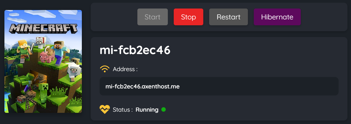 minecraft address