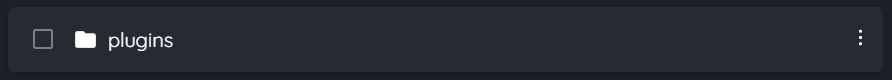 Plugins-Ordner