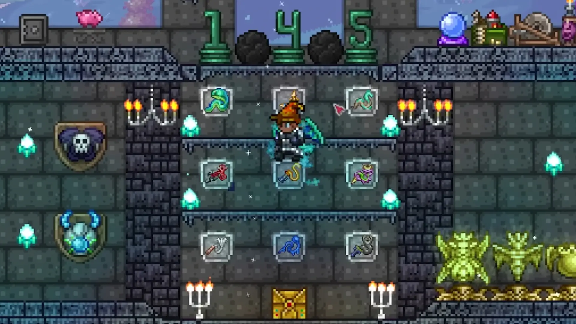 Terraria 1.4.5 Peitschen Banner